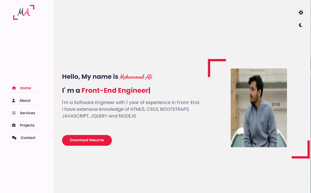 myPortfolioWebsite